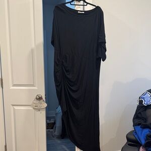 Eloquii Asymmetrical Black Dress